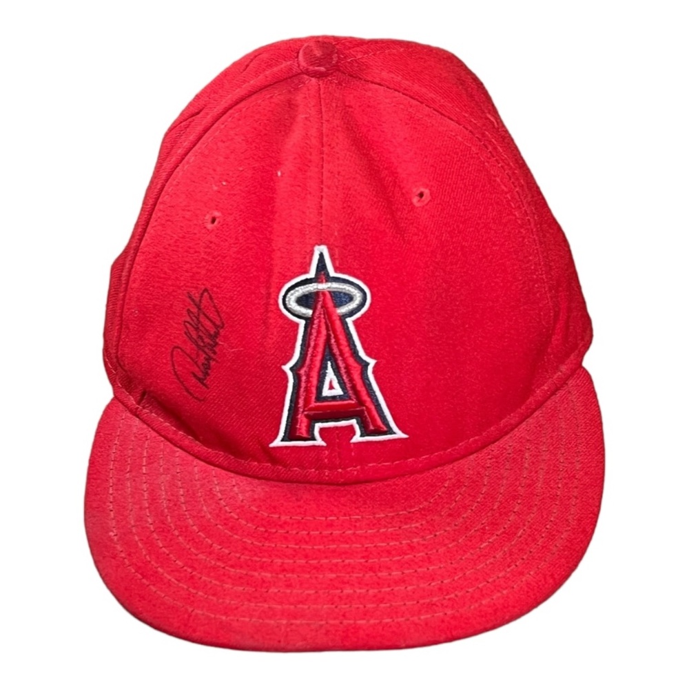 Los Angeles Anaheim Angels Baseball Hat Cap Signed 7 3/8
